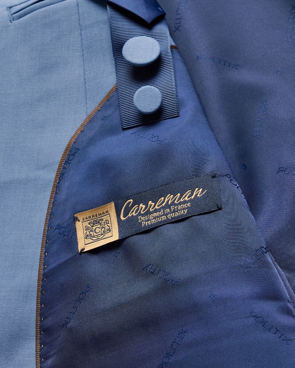 Slim Stretch Double Breasted Tailored Jacket